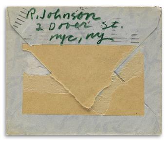 RAY JOHNSON (1927-1995)  Untitled (To Julian Beck).